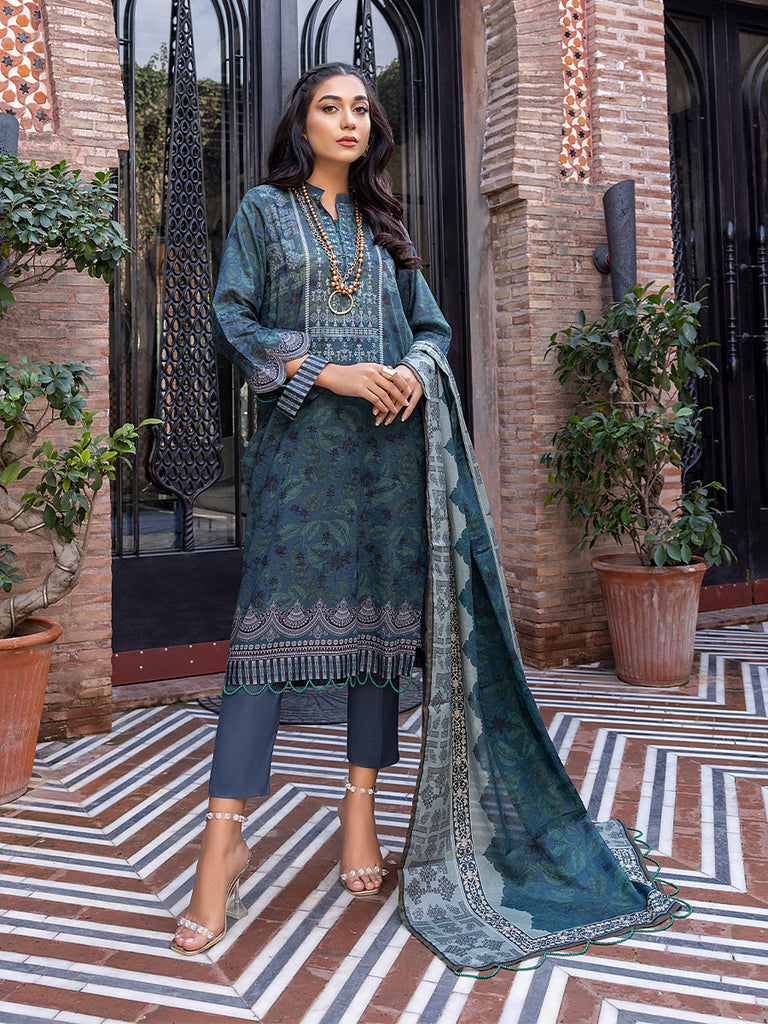 Sana & Sara Print Lawn`22 D#07 D Grey