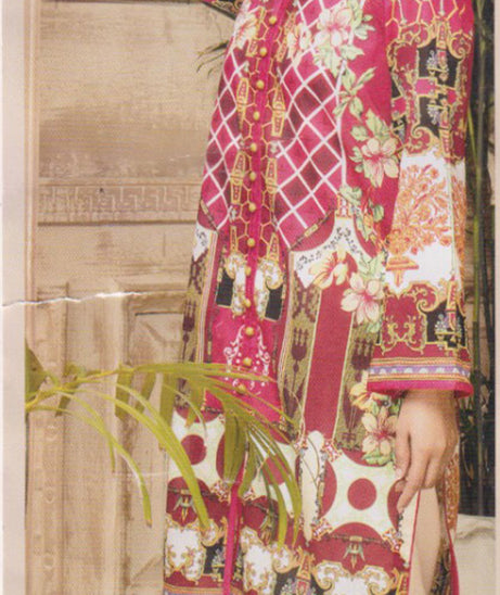 Sanoor P/Lawn shirt`20 D#878
