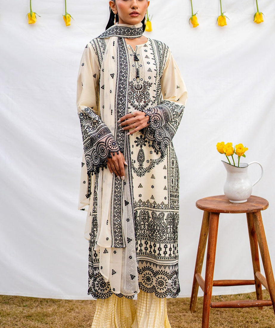 Gul Ahmed Summer Lawn'25 PM#52057