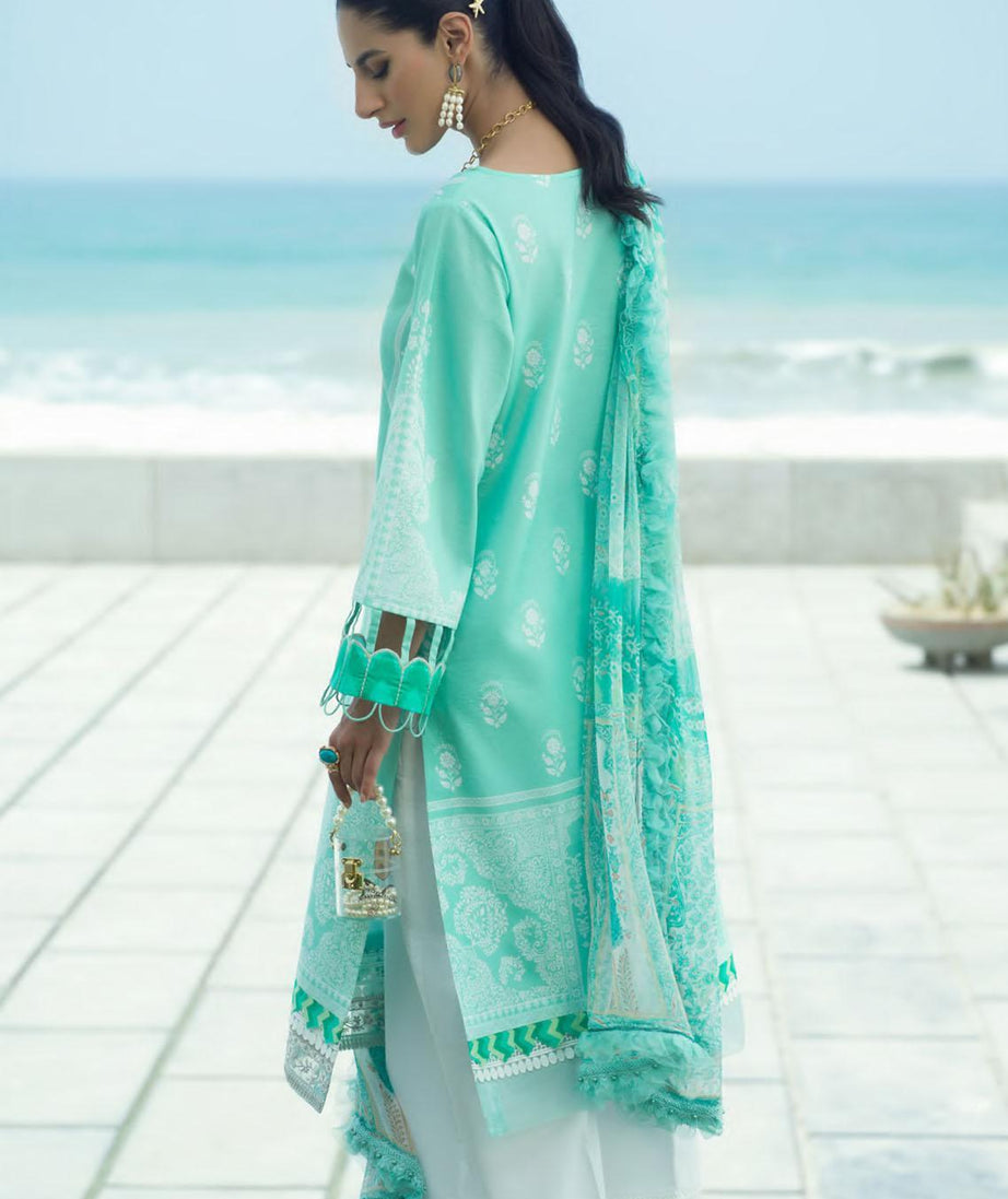 Seran By Dynasty Eid Edit'22 D#5 Seafoam Splendor