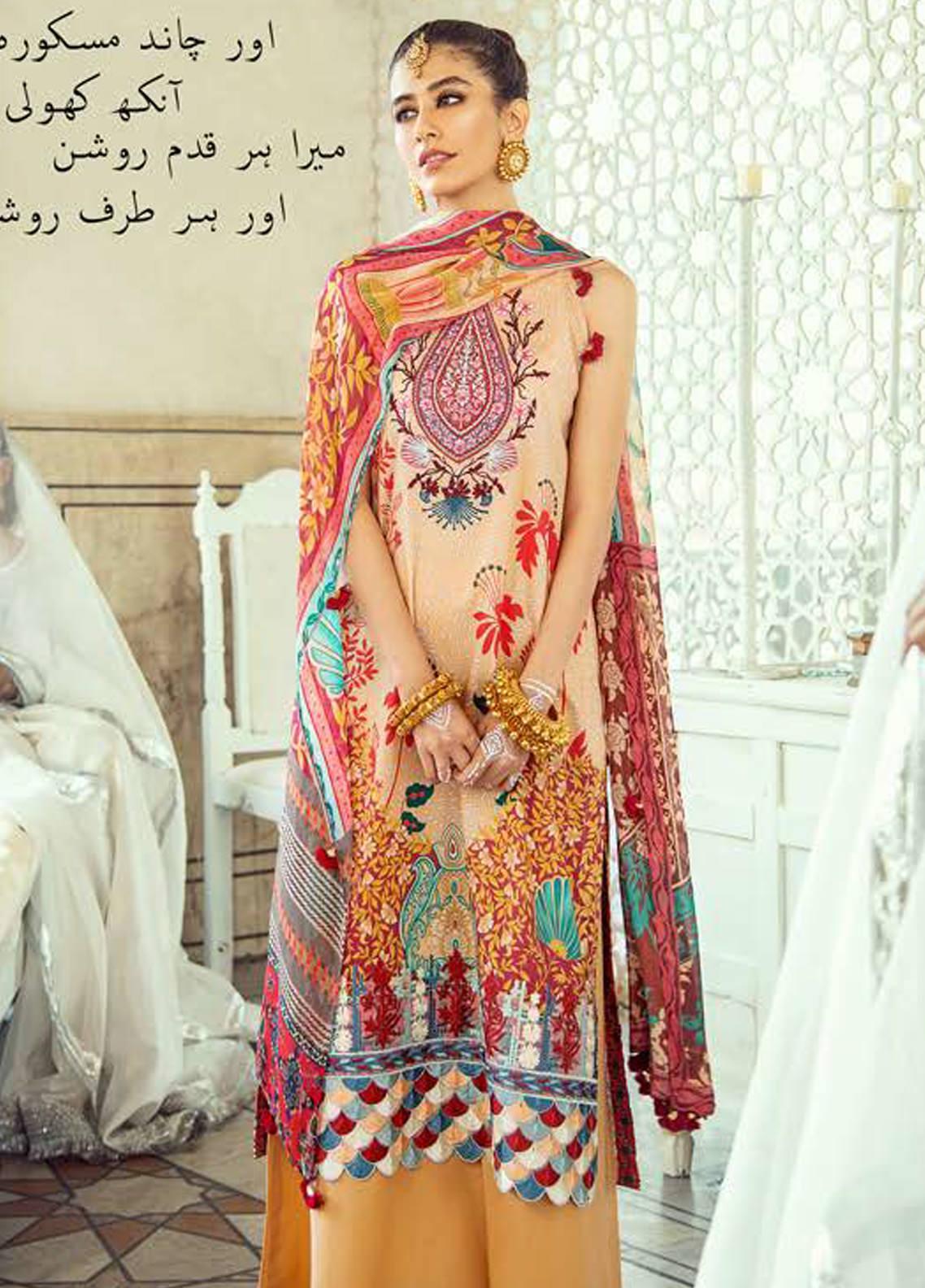 Cross Stitch Sheesh Mahal Lawn`20 D#9