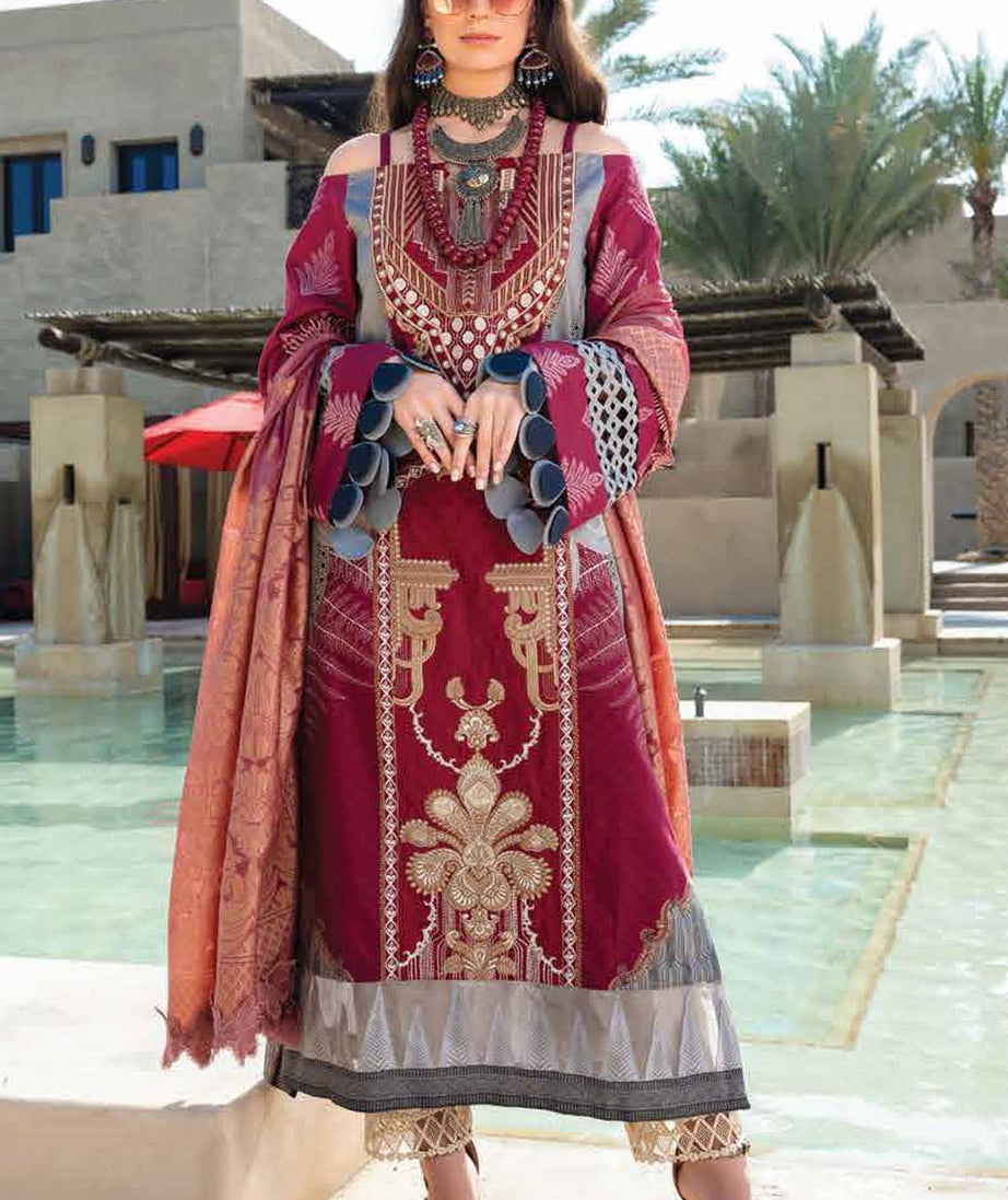 Shiza Hassan Luxury Lawn`21 D#9-B