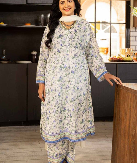 Gul Ahmed Print Lawn Shirt`24 SL#42004