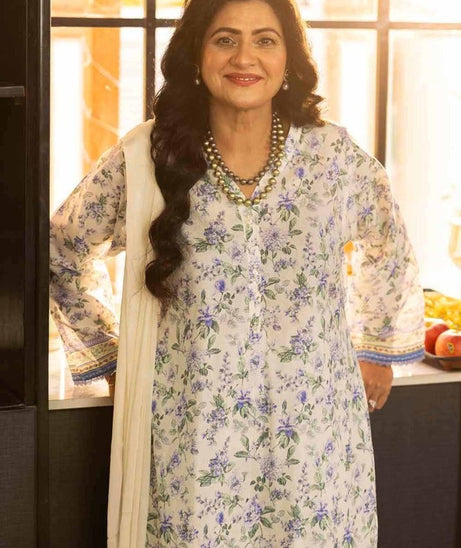 Gul Ahmed Print Lawn Shirt`24 SL#42004