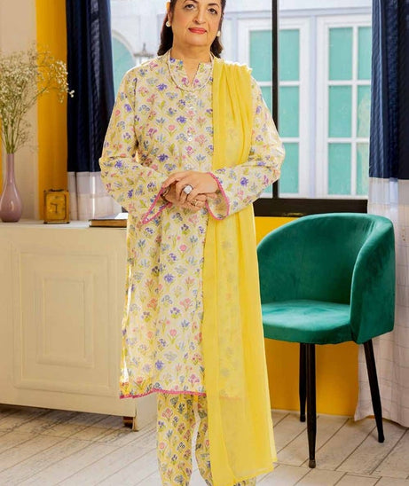 Gul Ahmed Print Lawn Shirt`24 SL#42005