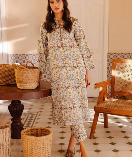 Gul Ahmed Print Lawn Shirt`24 SL#42009
