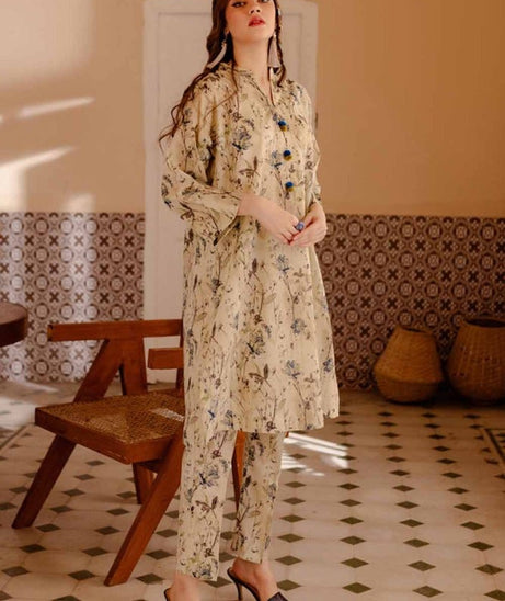 Gul Ahmed Print Lawn Shirt`24 SL#42010