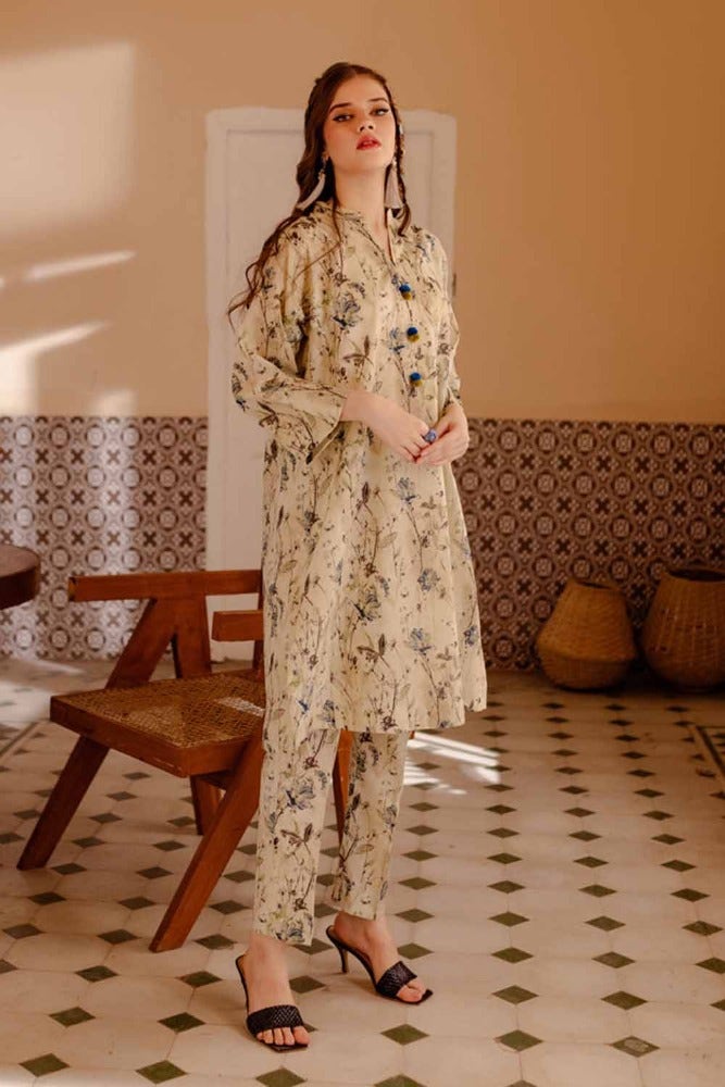 Gul Ahmed Print Lawn Shirt`24 SL#42010