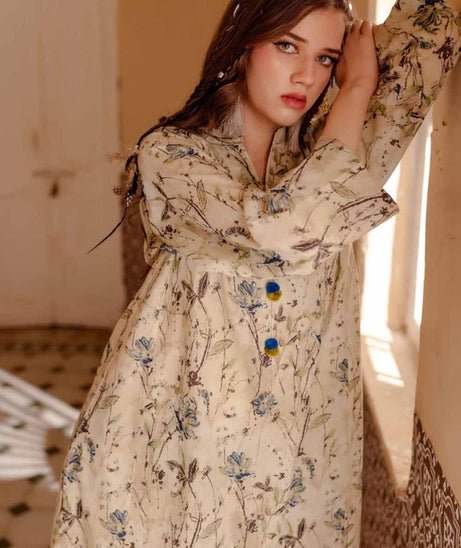 Gul Ahmed Print Lawn Shirt`24 SL#42010