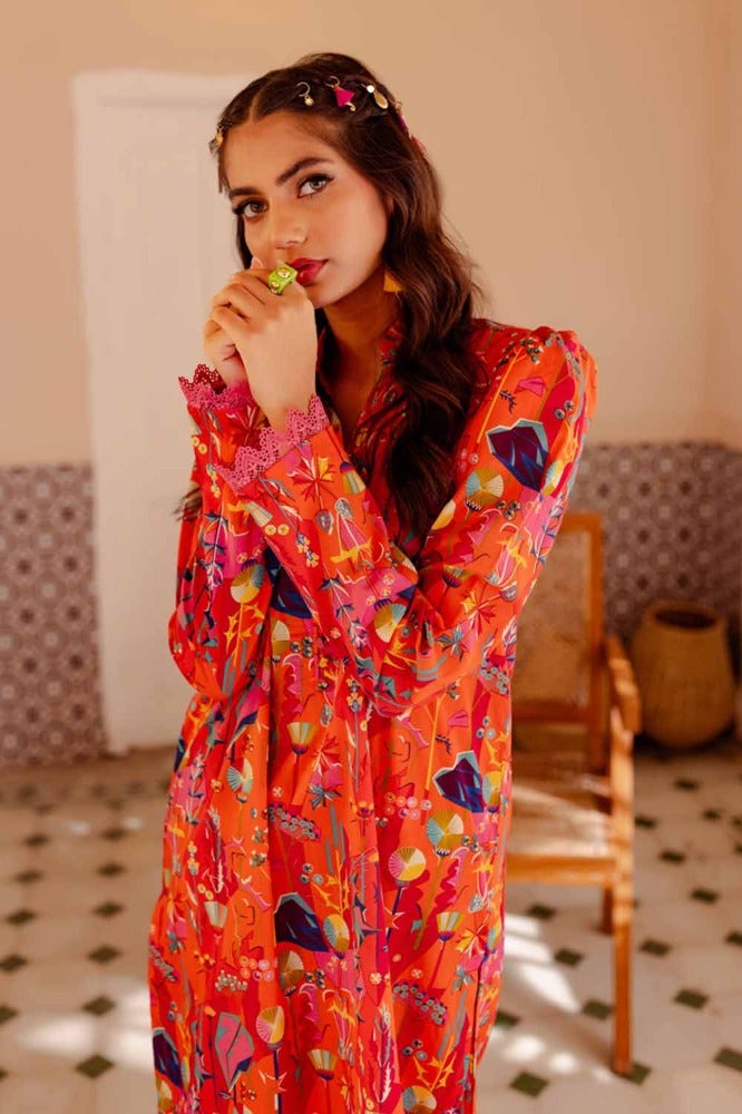 Gul Ahmed Print Lawn Shirt`24 SL#42020