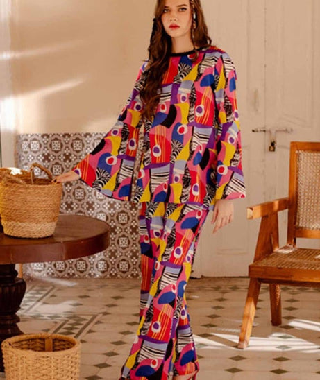 Gul Ahmed Print Lawn Shirt`24 SL#42022