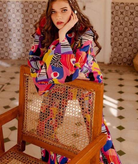 Gul Ahmed Print Lawn Shirt`24 SL#42022