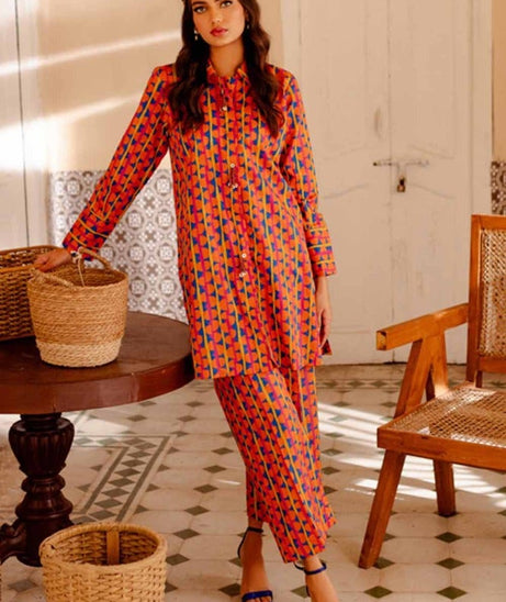 Gul Ahmed Print Lawn Shirt`24 SL#42023