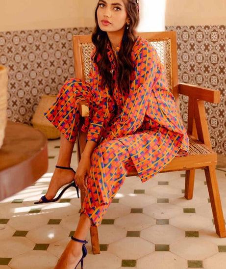 Gul Ahmed Print Lawn Shirt`24 SL#42023