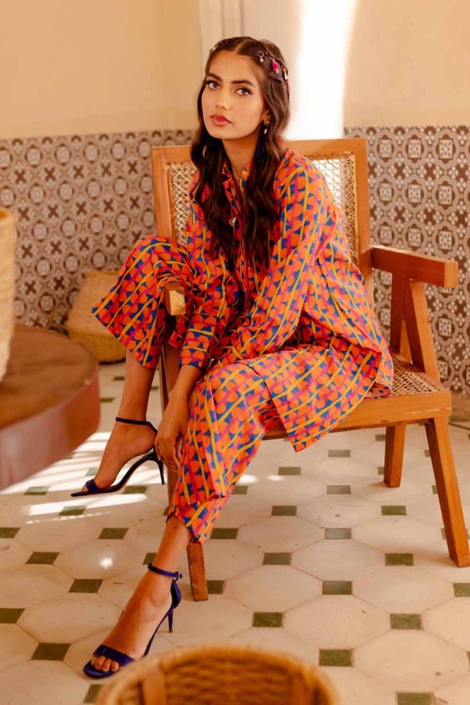 Gul Ahmed Print Lawn Shirt`24 SL#42023