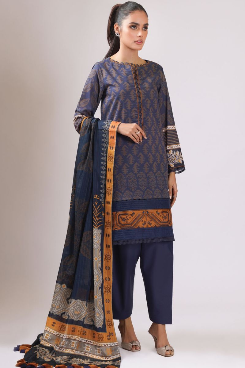 Al Karam Spring Summer`22 SS#01 Navy Blue