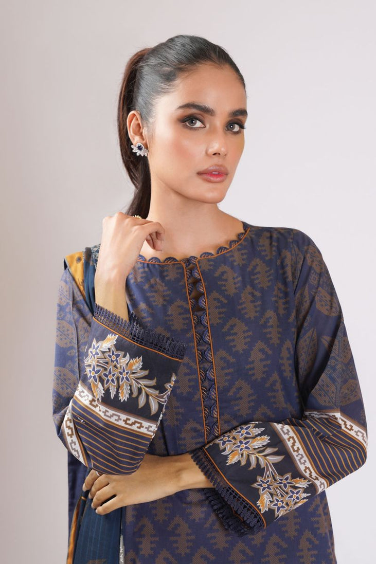Al Karam Spring Summer`22 SS#01 Navy Blue