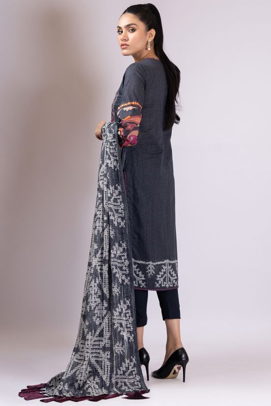 Al Karam Spring Summer`22 SS#05 Charcoal