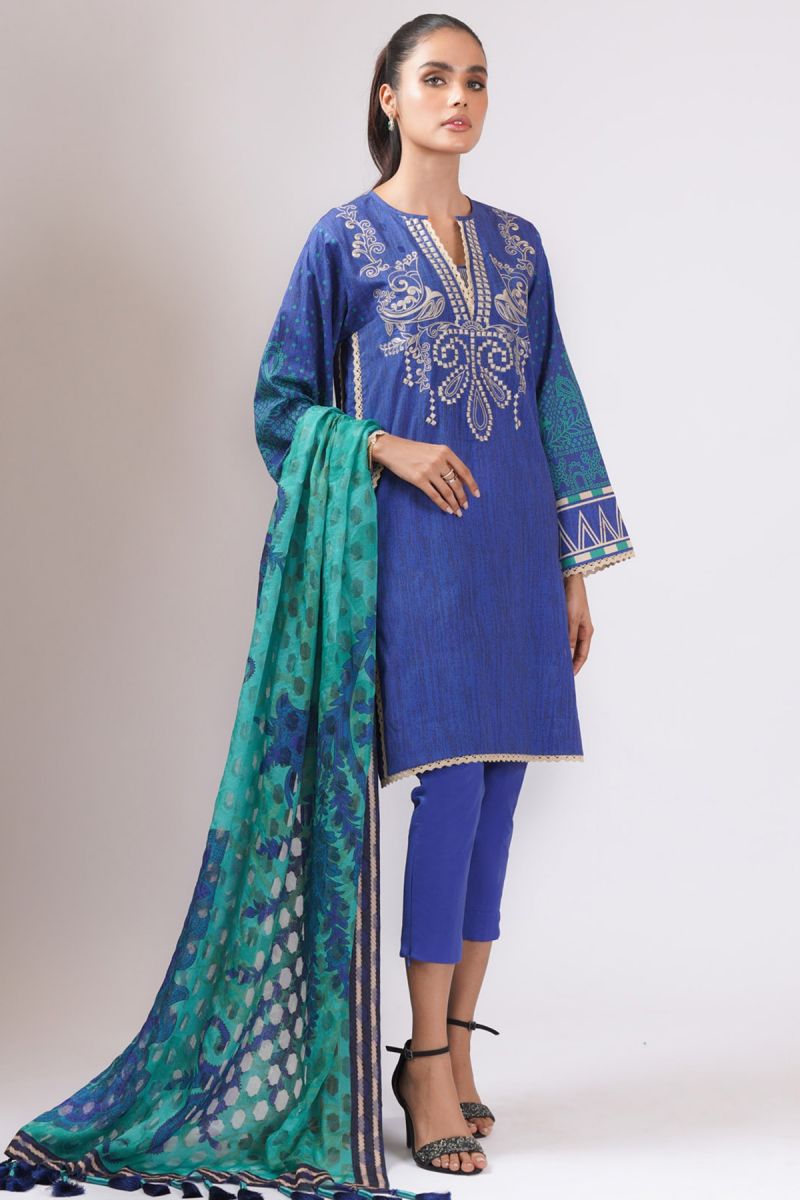Al Karam Spring Summer`22 SS#09 Blue