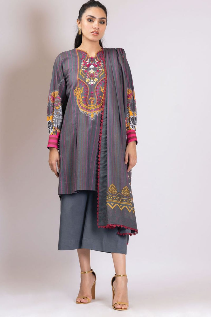 Al Karam Spring Summer`22 SS#10 Grey