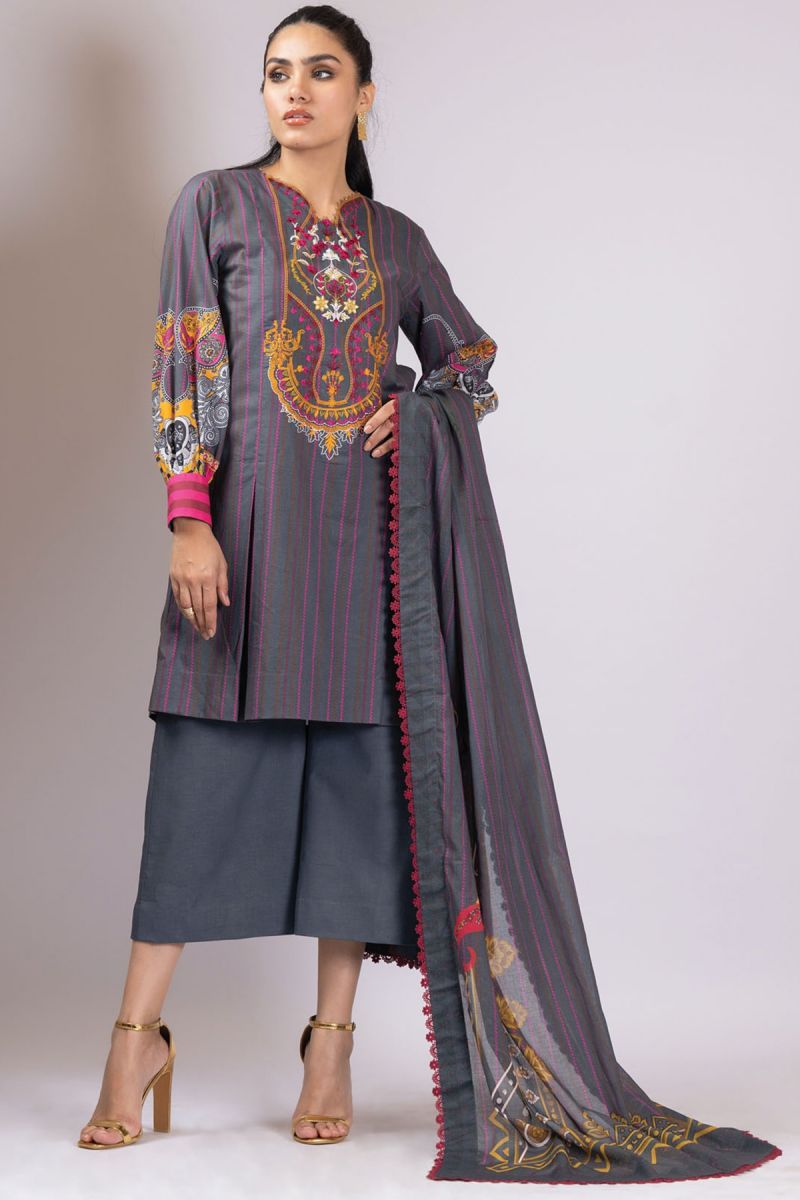 Al Karam Spring Summer`22 SS#10 Grey