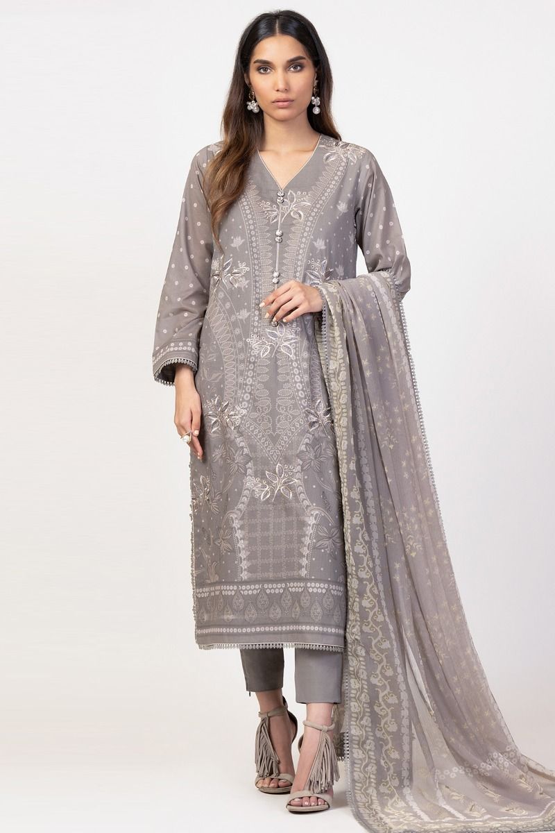Al Karam Spring Summer`22 SS#10.1 Grey
