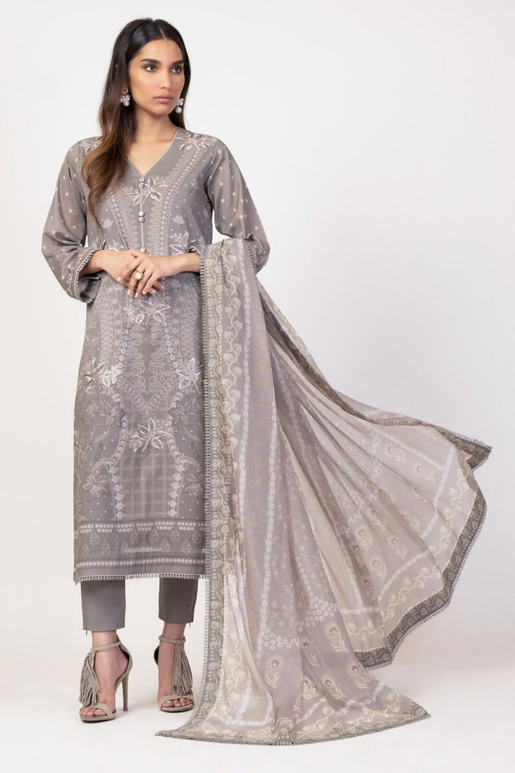 Al Karam Spring Summer`22 SS#10.1 Grey