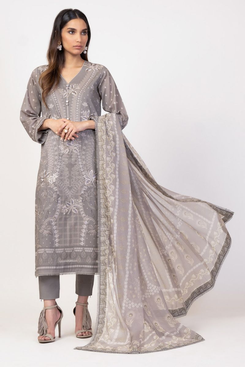 Al Karam Spring Summer`22 SS#10.1 Grey