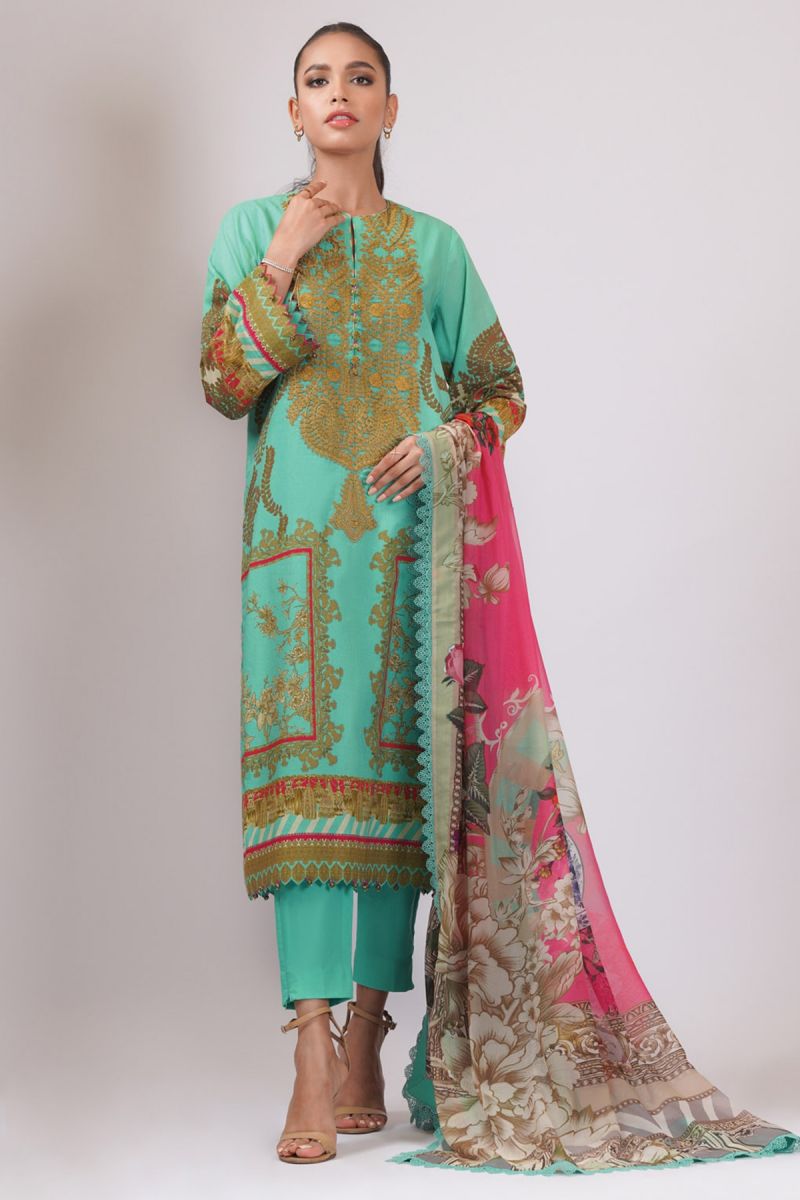 Al Karam Spring Summer`22 SS#12 Mint Green