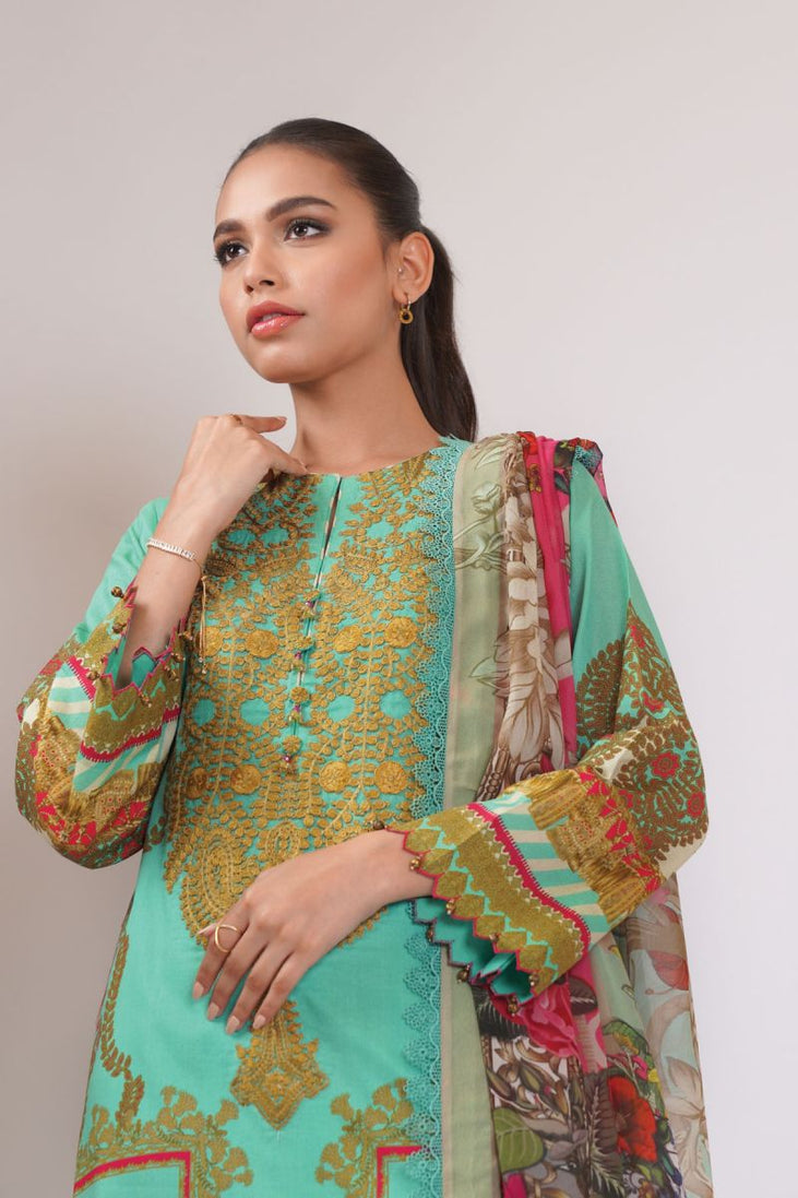 Al Karam Spring Summer`22 SS#12 Mint Green
