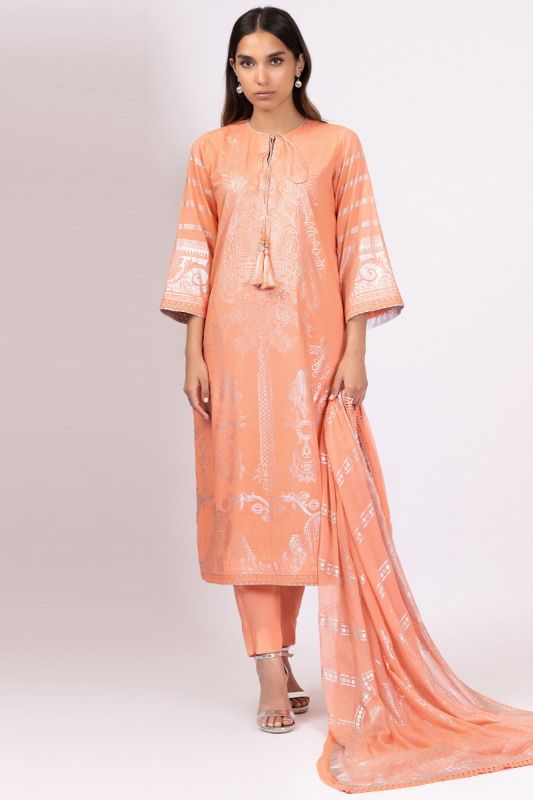 Al Karam Spring Summer`22 SS#13 Peach