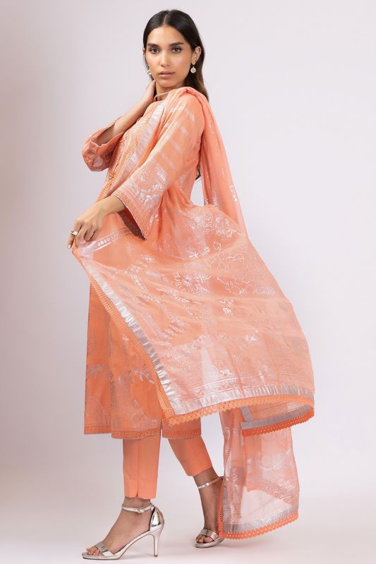 Al Karam Spring Summer`22 SS#13 Peach
