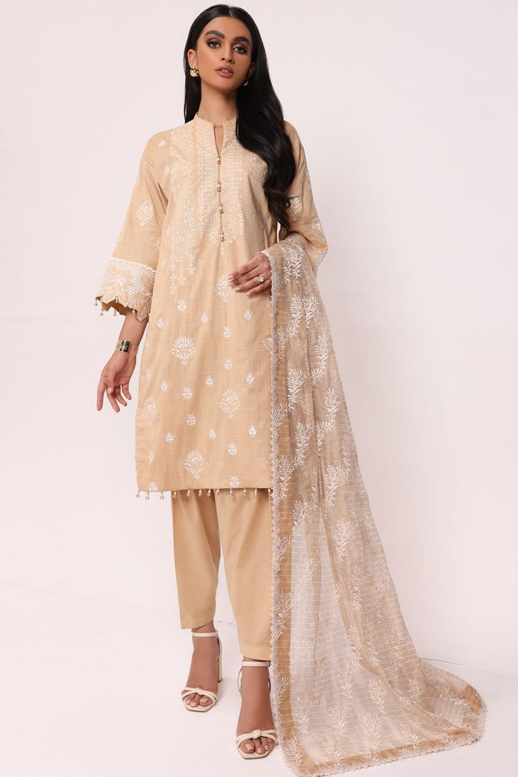 Al Karam Spring Summer`22 SS#15.1 Beige