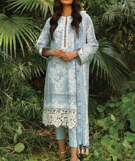 Al-Karam S/S Lawn`22 SS#16 Light Blue