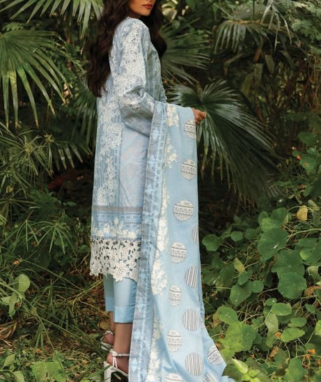 Al-Karam S/S Lawn`22 SS#16 Light Blue