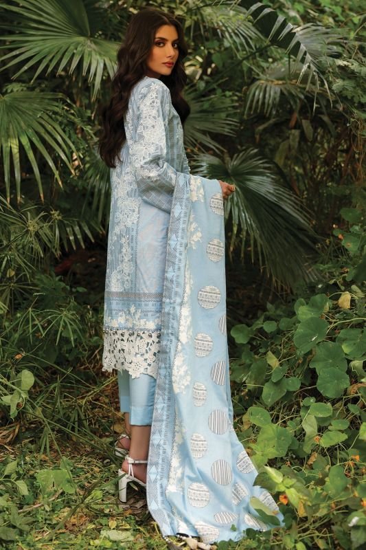 Al-Karam S/S Lawn`22 SS#16 Light Blue