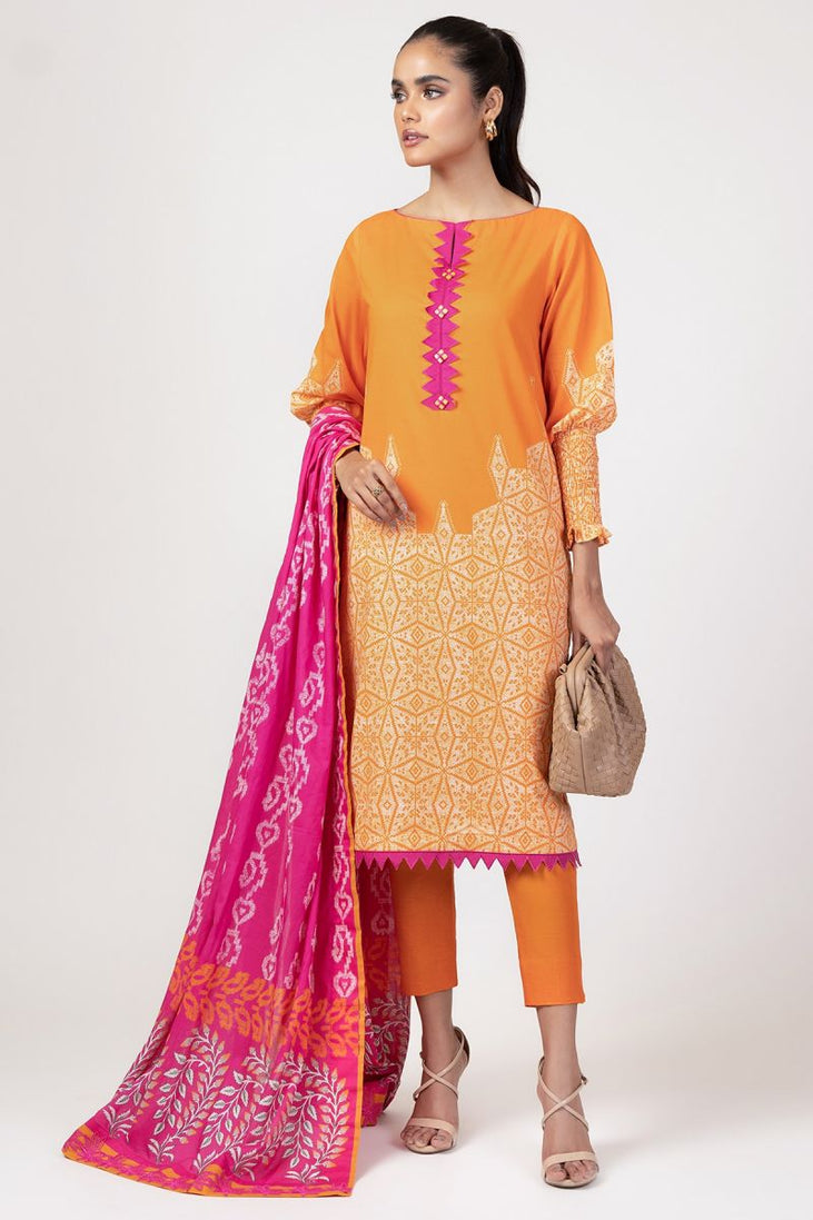 Al Karam Spring Summer`22 SS#20 Orange