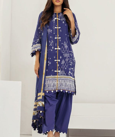 Al Karam S/S Lawn'21 SS # 20.1   V # 2 Blue