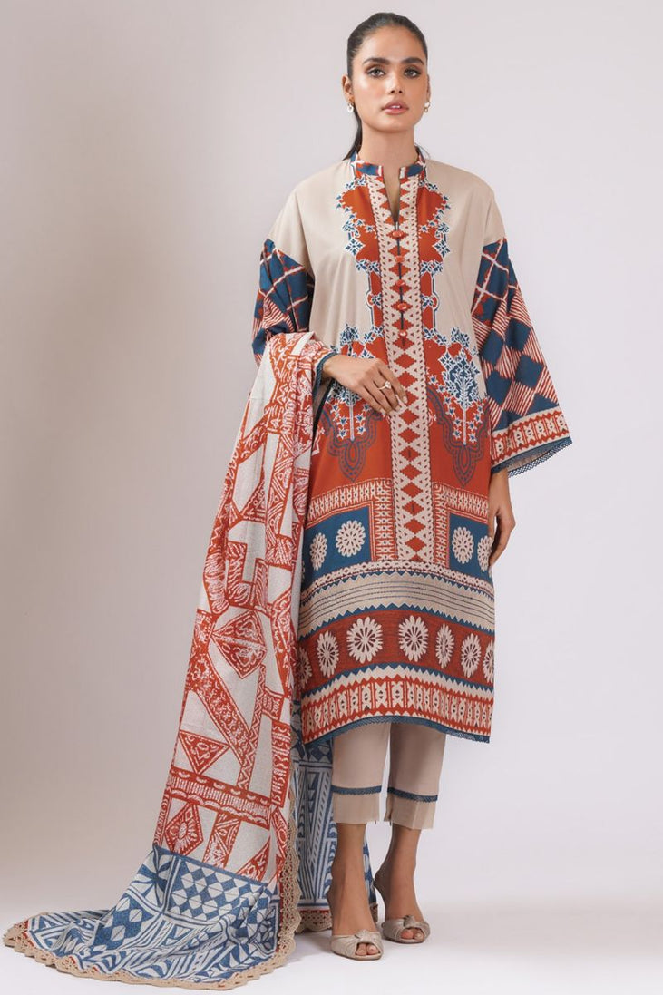 Al Karam Spring Summer`22 SS#21 Beige