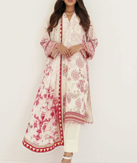 Al Karam S/S Lawn'21 SS # 23.1   V # 2 Pink