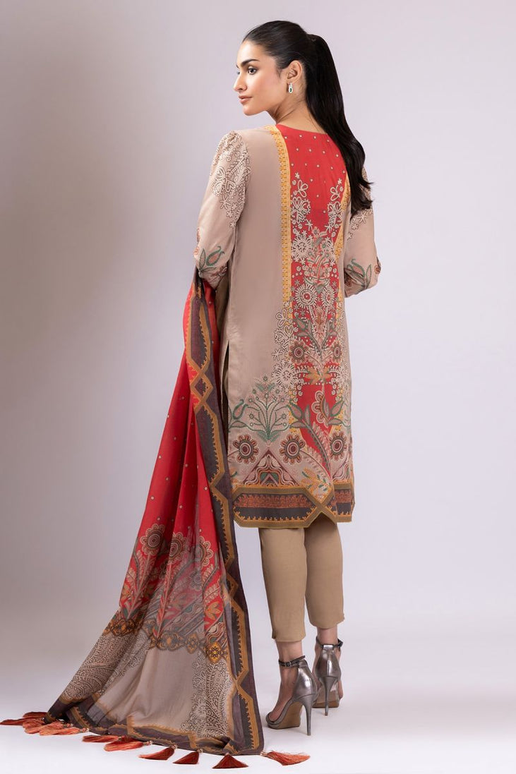 Al Karam Spring Summer`22 SS#27 Beige