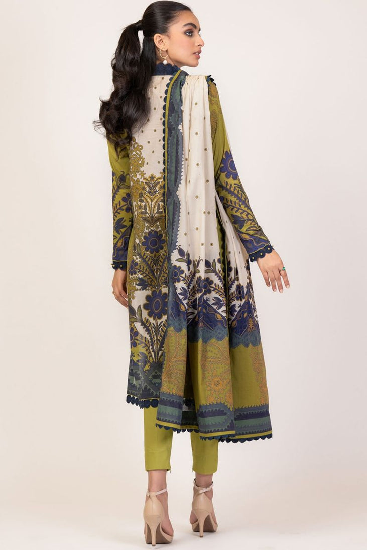 Al Karam Spring Summer`22 SS#27 Lime Green