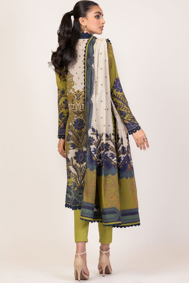 Al Karam Spring Summer`22 SS#27 Lime Green