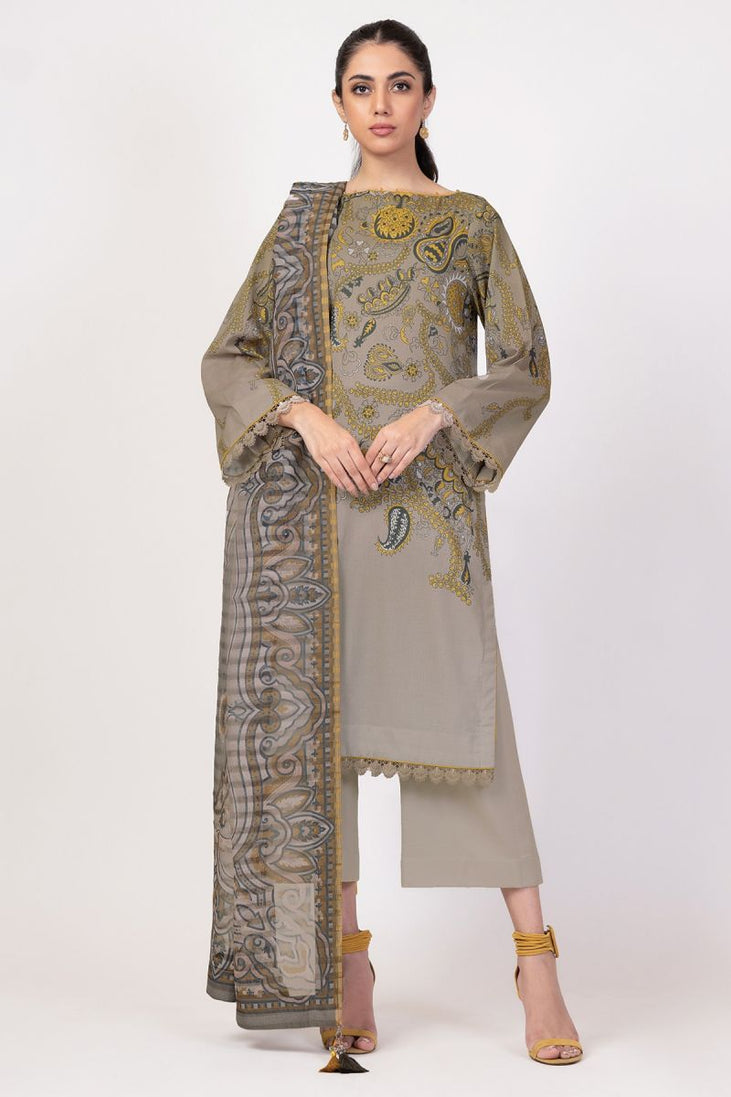 Al Karam Spring Summer`22 SS#28 Grey