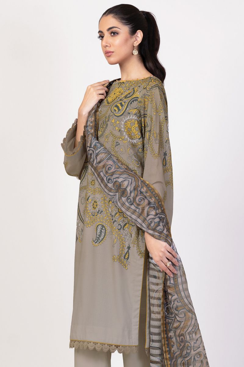 Al Karam Spring Summer`22 SS#28 Grey