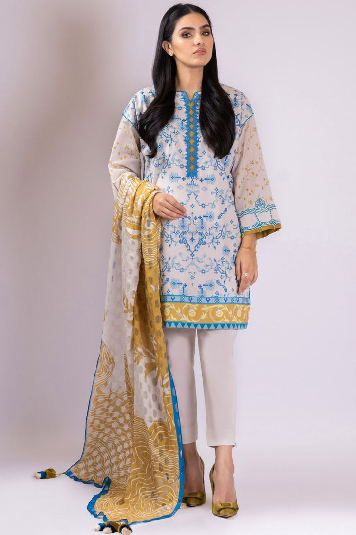 Al Karam Spring Summer`22 SS#29.1 Ivory