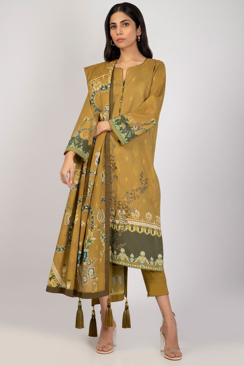 Al Karam Spring Summer`22 SS#3.1 Olive