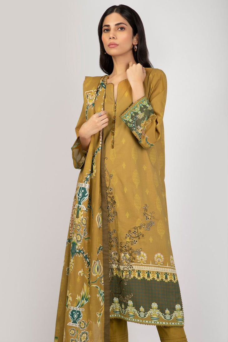 Al Karam Spring Summer`22 SS#3.1 Olive
