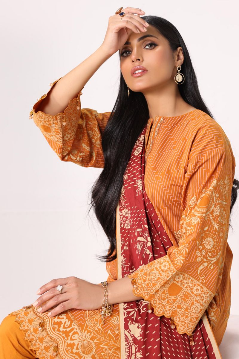 Al Karam Spring Summer`22 SS#31.1 Orange