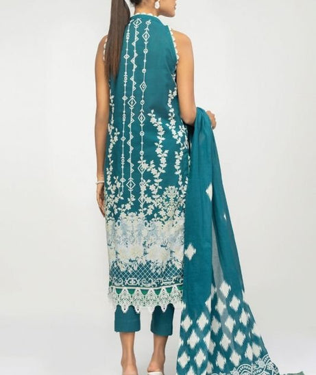 Al-Karam S/S Lawn`22 SS#32.1 Teal